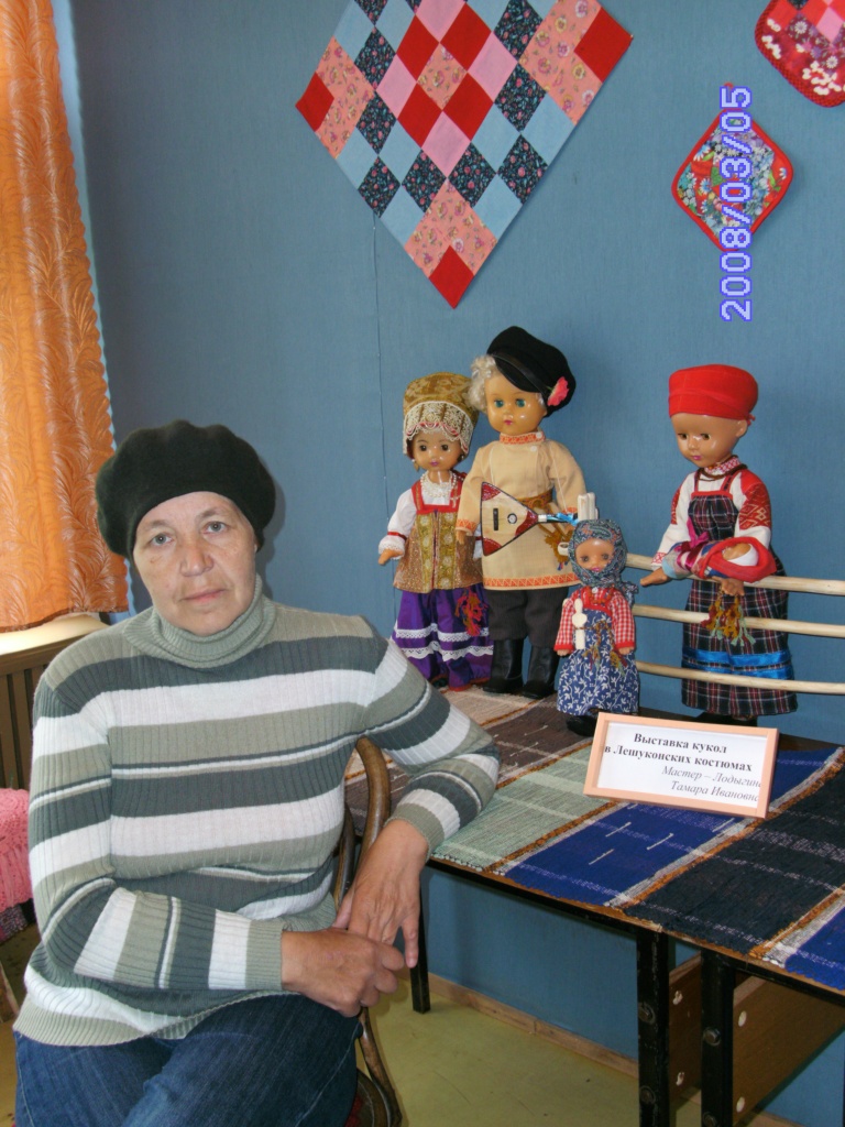 Тамара Ивановна Лодыгина - кукла, щепные  птицы
